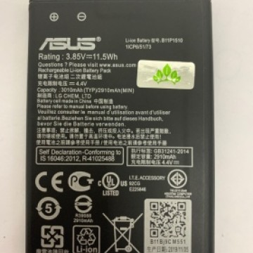 ZenfoneGoTV ZB551KL (X013DB) 電池B11P1510